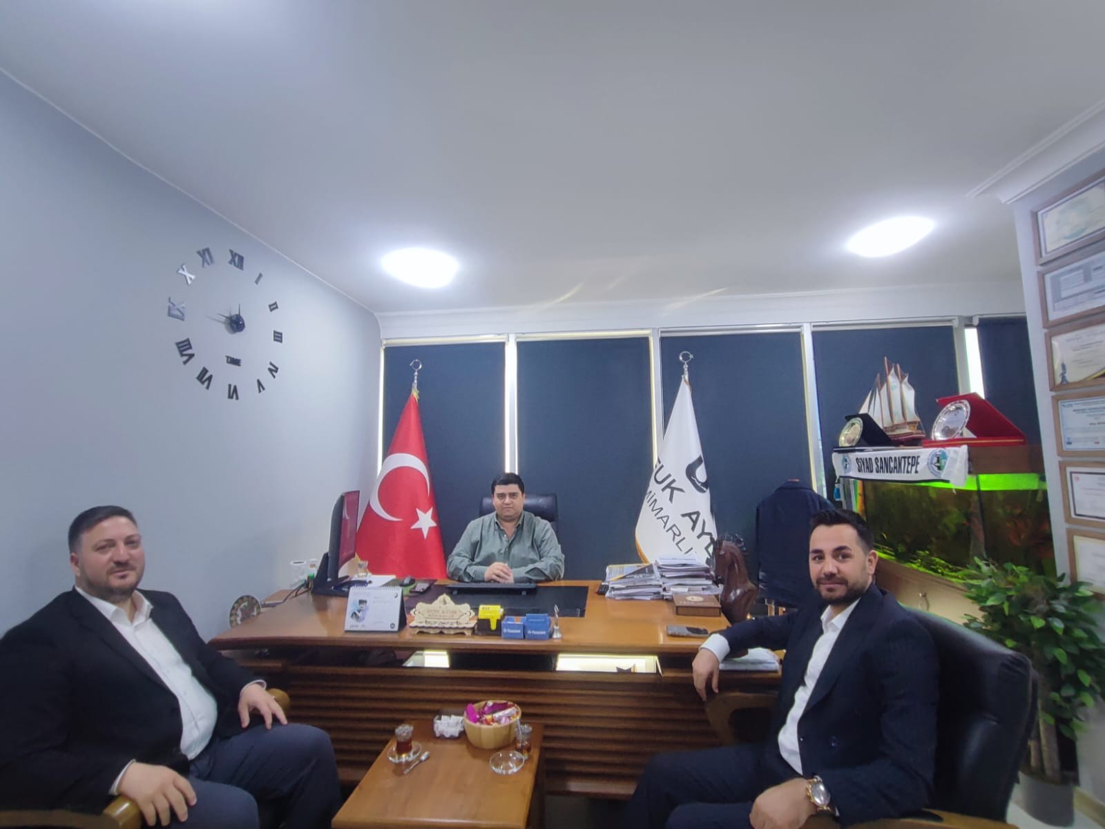 SİYAD Sinop Dernek Başkanı Ufuk Aydın’ı İş Yerinde Ziyaret Ettik